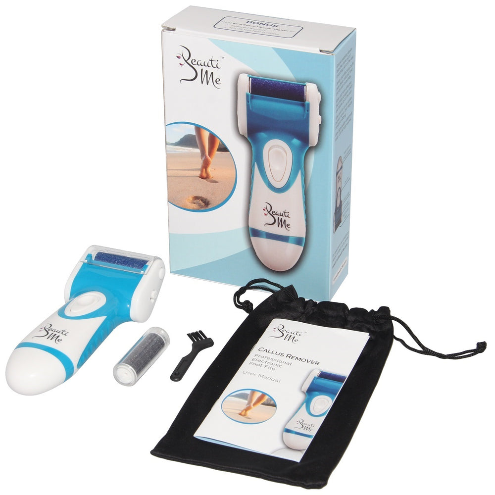As Seen on TV Care Me Rechargeable Electric Foot Callus Remover, Blue